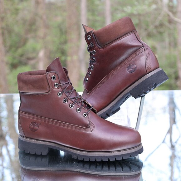 Timberland 6 Inch Premium Brown Leather Boots main image 10